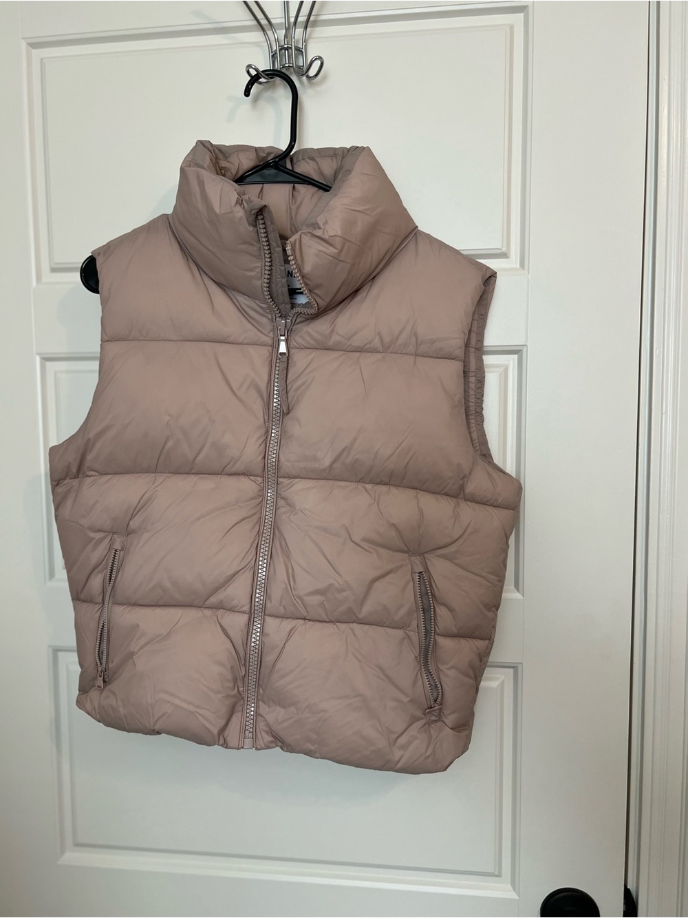 Old Navy Light Blush Quilted uPuffer Vest